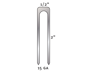15 GA 1/2 x 2 | Blades & Fasteners | Powerhold