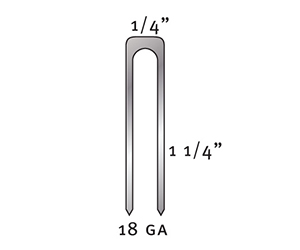 18 GA 1/4 x 1 1/4 | Blades & Fasteners | Powerhold