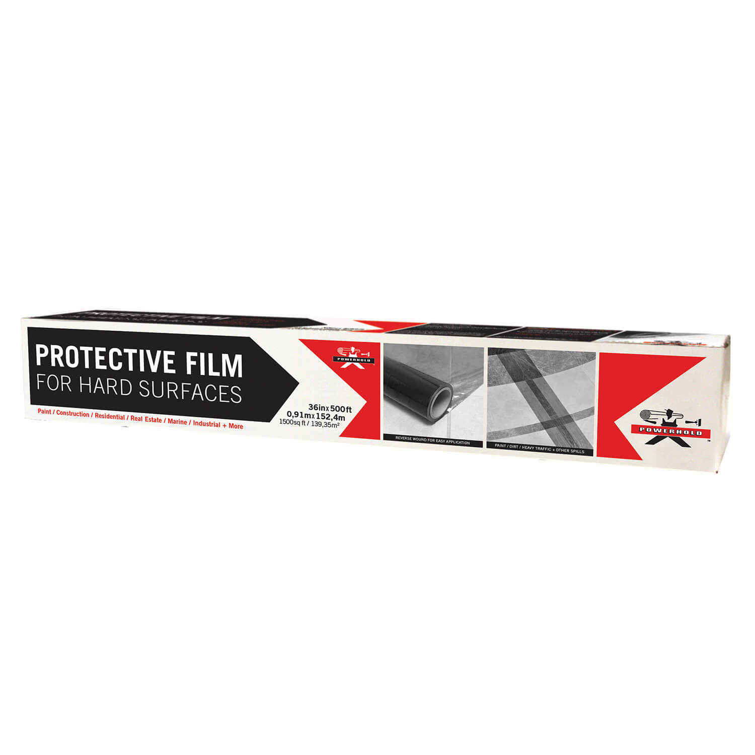 Protective Film for Hard Surfaces 36x500 | Surface Protection | Powerhold