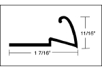 11/16 Blank Clampdown for Tackstrips | Trim & Transitions | Powerhold