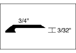 3/4 Binder Bar – Overlap Edging | Trim & Transitions | Powerhold