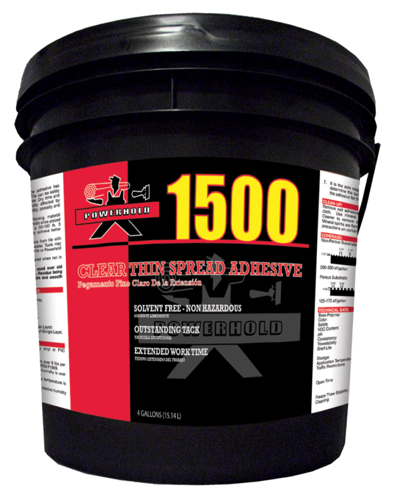 1500 Clear Thin Spread Vct Adhesive Adhesives Powerhold