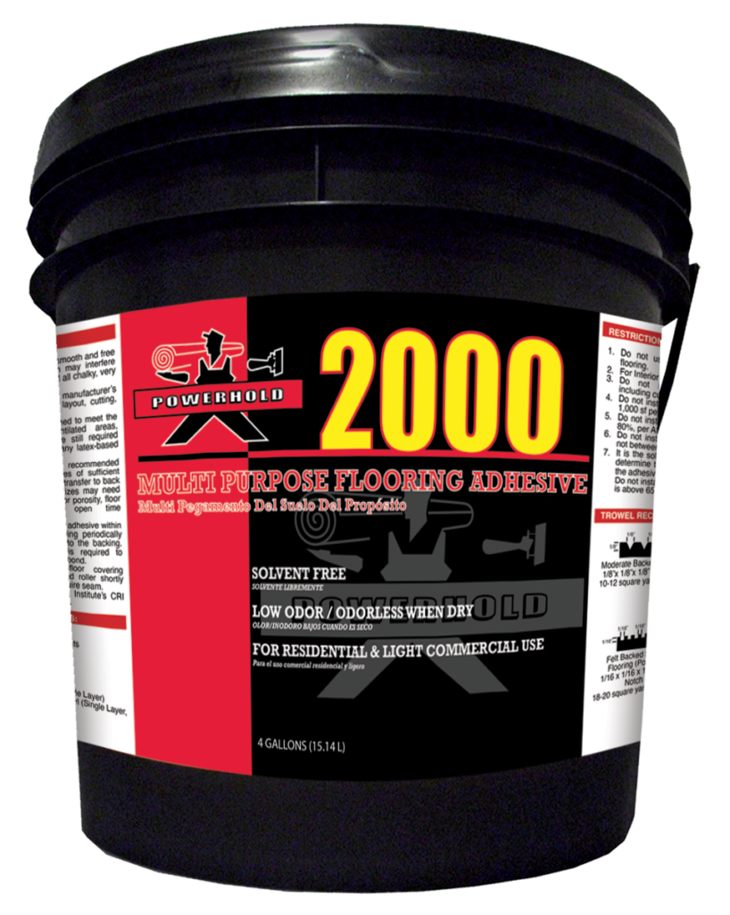 2000 Contract Grade Multipurpose Flooring Adhesive Adhesives Powerhold