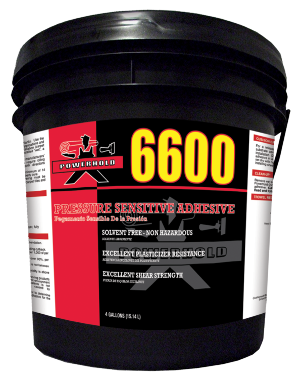 6600 Pressure Sensitive Multipurpose Flooring Adhesive Adhesives