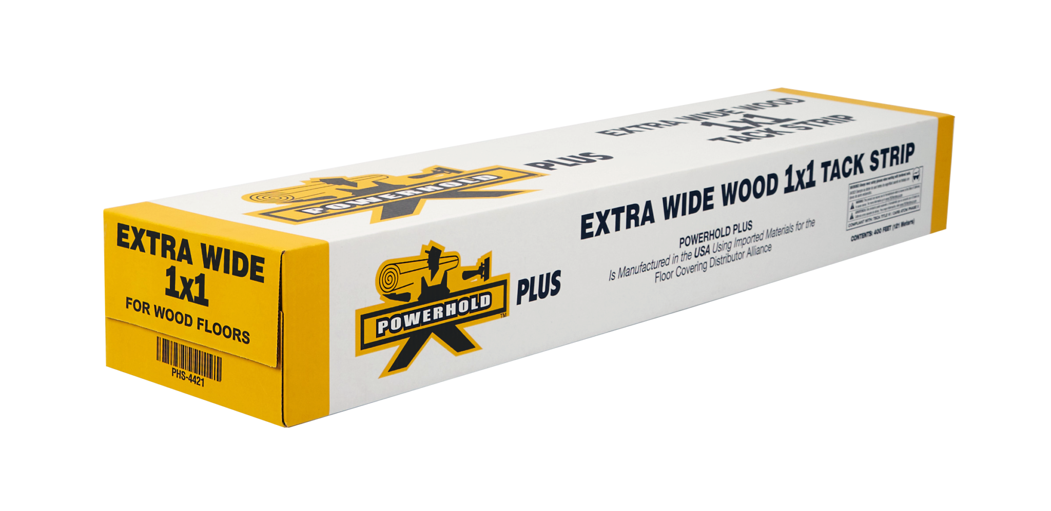 4421 1" Tack Strip Wood Substrate (13 Ga X 1" Ring Shank Wood Nails