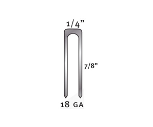 Blades & Fasteners 1828CGR Galvanized Narrow Crown Staples