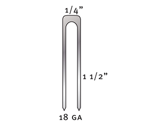 Blades & Fasteners 1848CGR Galvanized Narrow Crown Staples