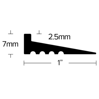 LVT 129 - 2.5MM to 7MM LVT RAMP Diagram