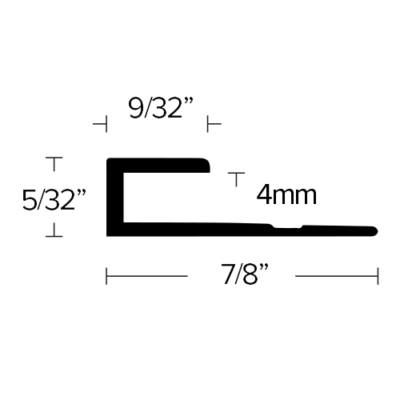 LVT 904 - 4MM SQUARE CAP Diagram