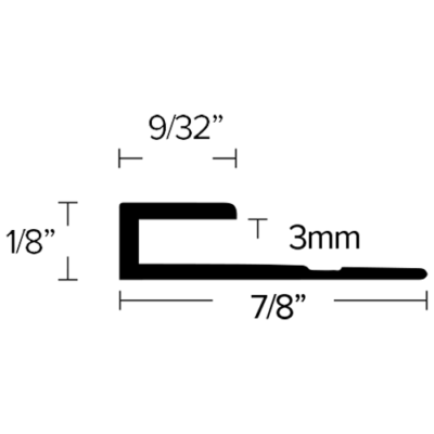 LVT 906 - 3MM SQUARE CAP Diagram