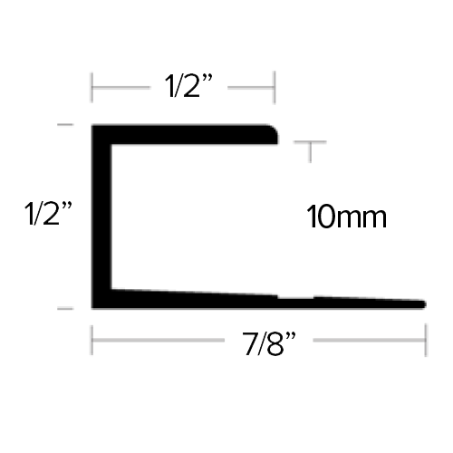 LVT 910 - 10MM SQUARE CAP Diagram