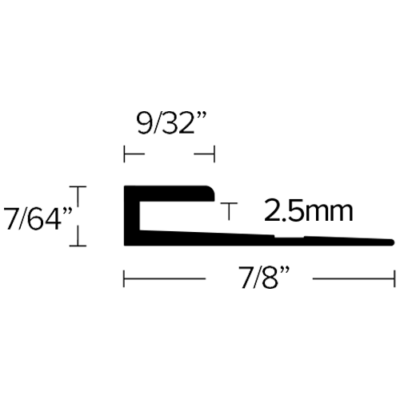LVT 925 - 2.5MM SQUARE CAP Diagram