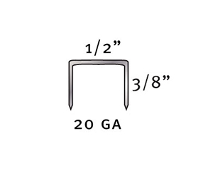 Blades & Fasteners 5012D Pad Staple