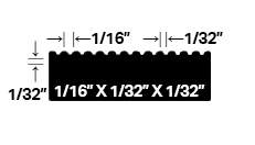 Trowels 1/16" x 1/32" 5/32" U Notch