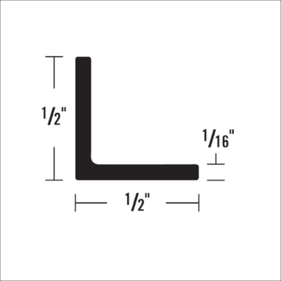 3141 - 1/2” EQUAL ANGLE