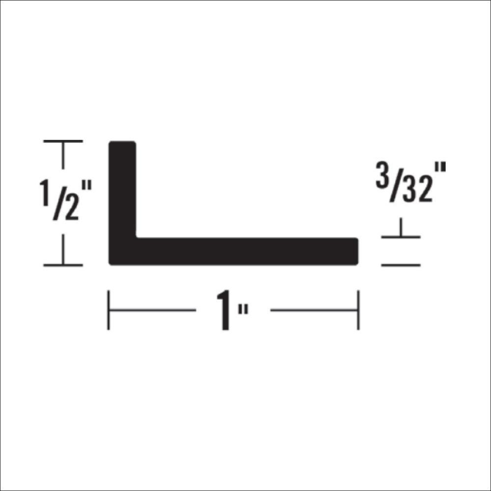 1033 - 1” x 1/2” ANGLE