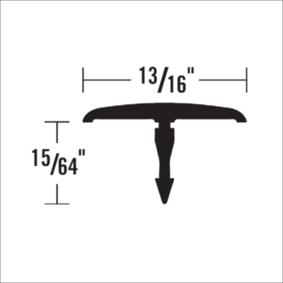 923 - 13/16” INSERT OVAL TEE