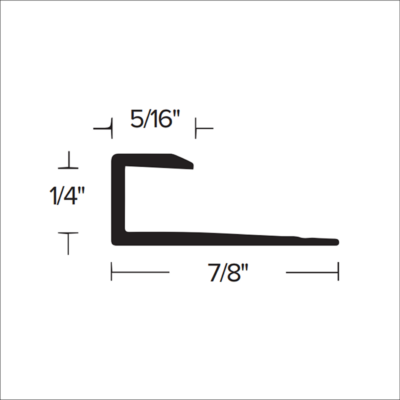 CM 401 - 1/4” COVING CAP