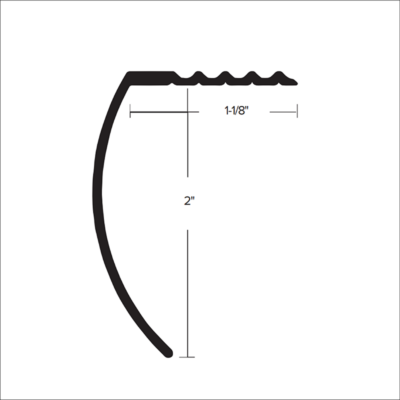 CM 607 - 2” DELUXE STAIR NOSING