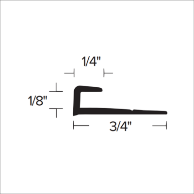 CM 901 - 1/8” COVING CAP