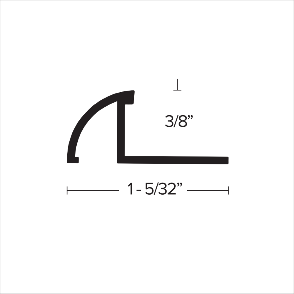 TLVT 516 - 5/16” Edgetek  Tike to 3MM LVT  Diagram