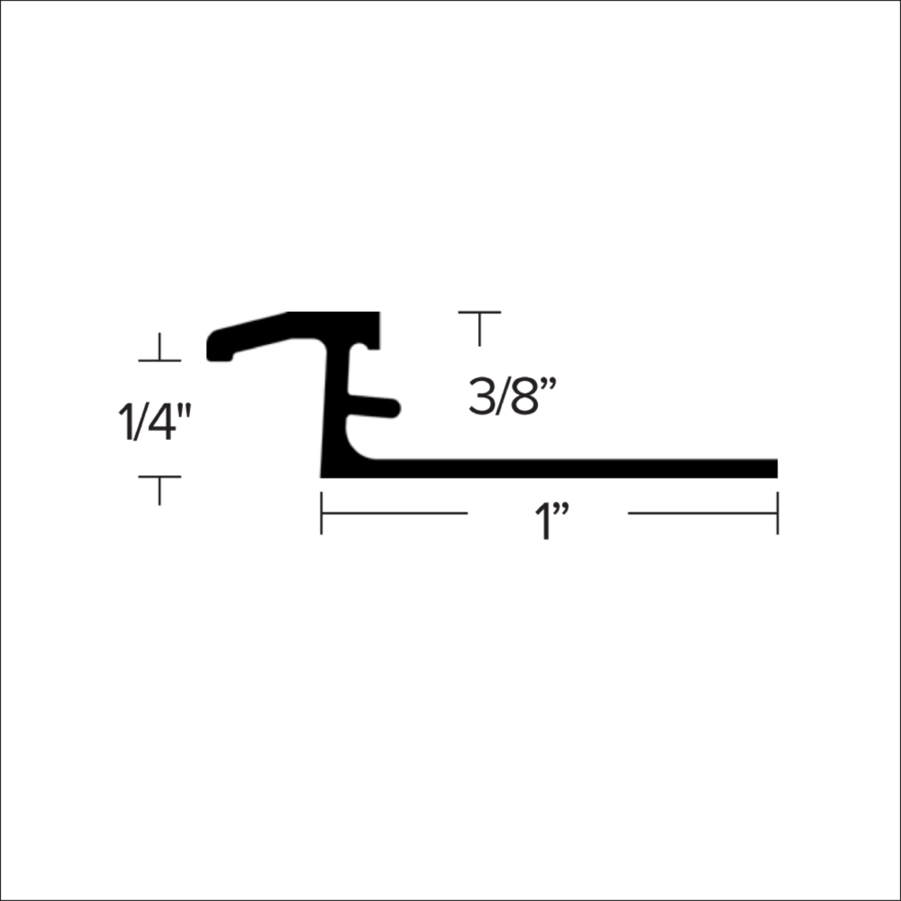TLVT 516 - 5/16” Edgetek  Tike to 3MM LVT  Diagram