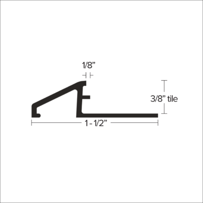 TLVT 516 - 5/16” Edgetek  Tike to 3MM LVT  Diagram