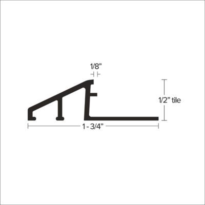 TLVT 516 - 5/16” Edgetek  Tike to 3MM LVT  Diagram