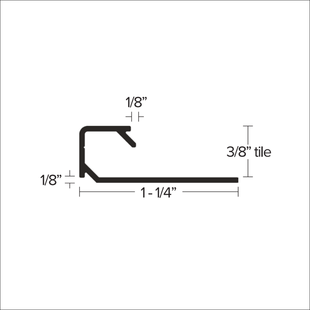 TLVT 516 - 5/16” Edgetek  Tike to 3MM LVT  Diagram
