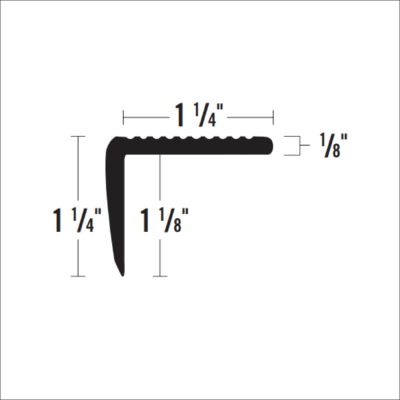 VT642 - 1 1/4" STAIR NOSING