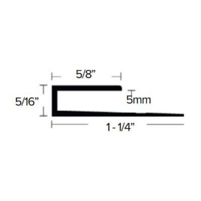 LVT 915 - 5MM SQUARE CAP EXTENDED LIP