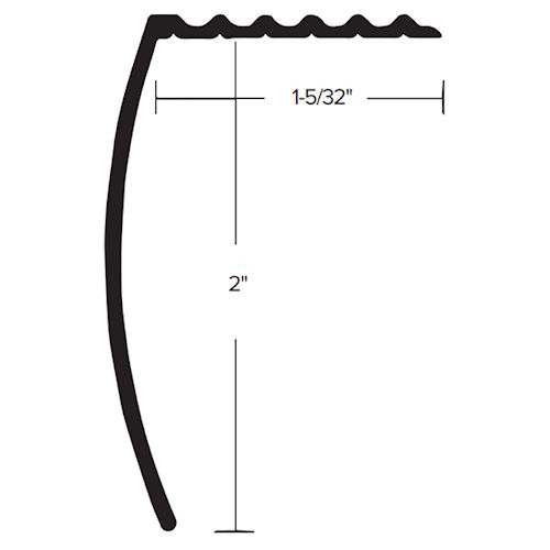 CM 648 - 2” DELUXE STAIR NOSING